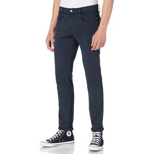 REPLAY M914Y.000.8366197 Jeans - Heren - Blauw - Stretch-denim