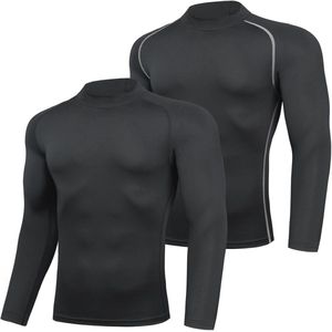 Compressieshirt voor Heren met Lange Mouwen - Ideaal voor Sportkleding en Fitness