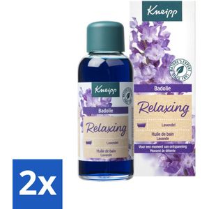 2 x Kneipp - Badolie - Lavendel - Ontspannende geur - 100 ml - Lavendel Badolie - Ontspannende Badolie - Badproducten - Lavendelolie - Huidverzorging