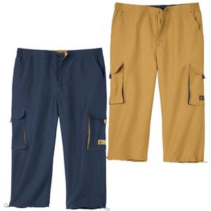 ATLAS FOR MEN - Set van 2 cargokuitbroeken van microvezel - Heren - Verkrijgbaar in grote maten - XL