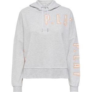 ONLY PLAY - ONPEDDY SHORT LS HOOD SWT- DAMES - GRIJS