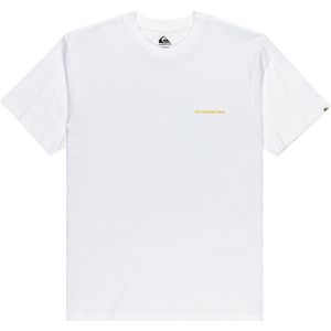 Quiksilver - Evo Desert Waves - T-shirt - Wit - Korte Mouwen - Heren