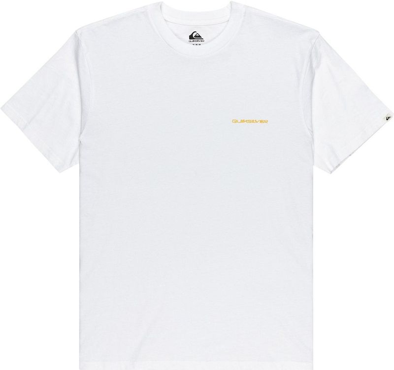 Quiksilver - Evo Desert Waves - T-shirt - Wit - Korte Mouwen - Heren