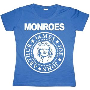 Marilyn Monroe Damen Girly T-Shirt SH-5-15139-H10-5 Blue-S