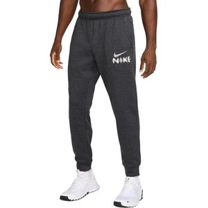 Nike mens therma-fit fitness in de kleur zwart.