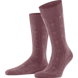 FALKE Overcoat business & casual wol sokken heren rood - Maat 39-42