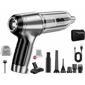 Handstofzuiger - 120 W, 12000 Pa, Draadloos - Air Duster Keyboard Cleaner