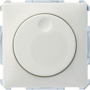Schneider Merten Artec - Dimmer 60-400W voor gloei/halogeenlampen + afdekplaat inbouw (Wit)