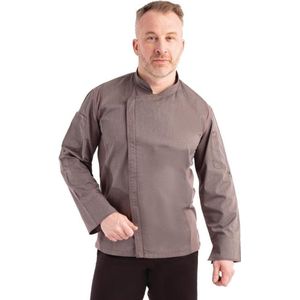 Chef Works - Urban Hartford - Koksbuis - Grijs - Polyester/Katoen, Lange Mouw, Cool Vent Zijpanden