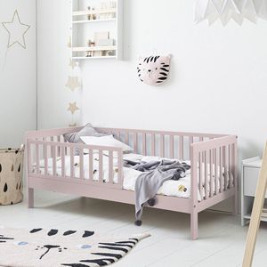 Petite Amélie ® Peuterbed - Juniorbed 70x140 cm - Kinderbed inclusief Uitvalhekje – Roze