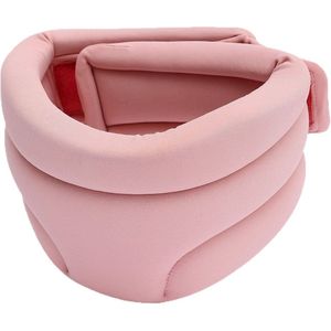 Nekbrace - Verstelbare nekbrace - Zachte schuim nekondersteuning - Drukverlichting - Ondersteuning voor nekpijn - Ademende kantoorondersteuning - Nekomtrek 36-48 cm - Roze