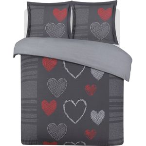 Vision Romeo - Dekbedovertrek 240x220cm met 2 bijhorende slopen - lits-jumeaux bed - 100% katoen