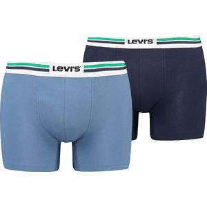 Levi's Heren Sportswear Boxershort 2-Pack - Blauw - Maat L