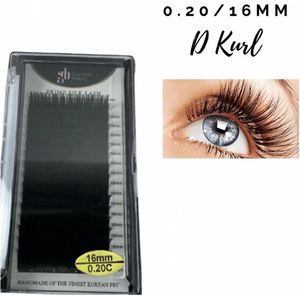 Guardian Beauty Prime Silk Lashes 16mm 0.20 D-krul | Wimpers Extensions | Eyelashes | Wimpers |  Wimperextensions