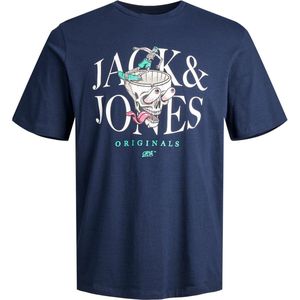Jack & Jones t-shirt jongens - blauw - JORafterlife - maat 152