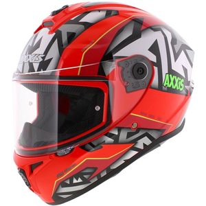 Axxis Draken S helm Jolly glans rood XL