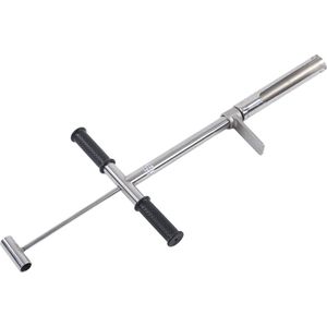 Grondboor Dozer Stalen Kits 50 Cm 58 Cm - Bodemmonsternemer Voetpedaal Origineel - Bodembemonstering Bodemtrekker - Testsonde 38 Mm - Sondepedaalhandvat.