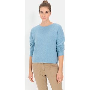 camel active Gebreide trui in een lichte oversized pasvorm - Maat womenswear-XS - Blauw
