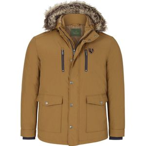 Charles Colby - SIR CLARENCE - Regenjas - Donkergeel - Herenmode in Grote Maten