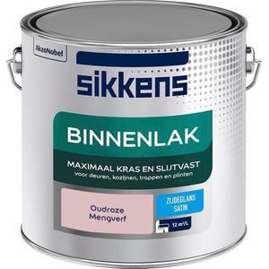 Sikkens Binnenlak - Verf - Zijdeglans - Mengkleur - Oudroze - 2,5 liter