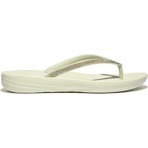 FitFlop Iqushion Ombre Sparkle Flip-Flops GROEN - Maat 37