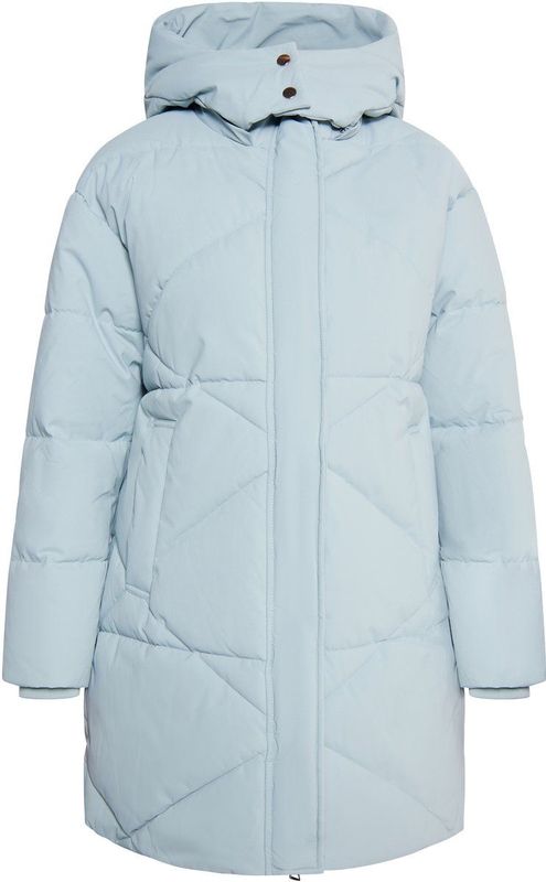 usha - WHITE LABEL - Wintermantel - Pastelblauw - Gewatteerde Jas