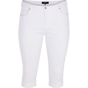 ZIZZI JEANS AMY CAPRI Dames Jeans - White - Maat 46