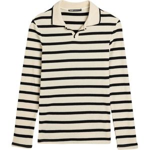 Polokraag Gebreide kleding met plaid Sweater