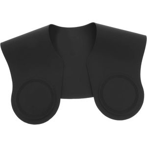 Inovra - Snijkraag Schorten voor Volwassenen | Kappers Tondepad en Haaronderlegger | Kappersbenodigdheden Zwart Kleurschaal - Comfortabele Knipkraag