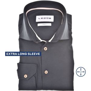 Ledûb modern fit stretch donkerblauw extra lange mouw
