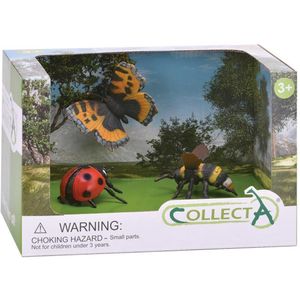 Collecta Insecten: Speelset In Giftverpakking 3-delig Vlinder