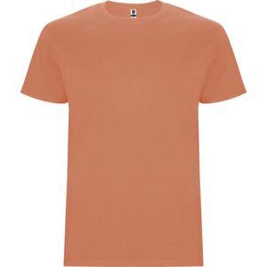 2 Pack T-shirt's unisex met korte mouwen 'Stafford' Greek Orange - L