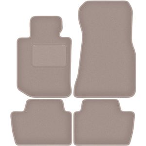 Beige velours vloermatten voor: BMW 4 G23 Cabrio (2021-2022)