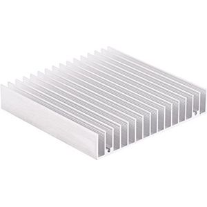 Aluminium koperen koellichaam van 120 mm met hoge thermische geleidbaarheid en stevige pasvorm, geschikt voor pc-koeling met afmetingen 120x120x18 mm, 1 stuk