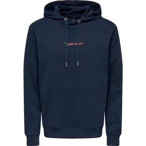 ONLY & SONS ONSKYLE REG LIFE RCYTXT PR HOOD 3610 SWT Heren Trui - Maat L