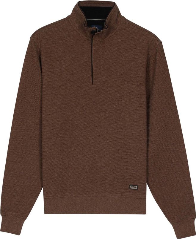 Baileys - Sweater - Jacquard - Regular fit - Casual - Trui - Dark Taupe - 523165-875