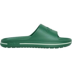 Pepe Jeans - PMS70159 - Teenslippers - Groen - Synthetisch - Plat