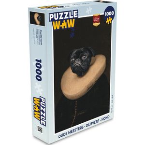 Puzzel Oude Meesters - Olieverf - Hond - Legpuzzel - Puzzel 1000 stukjes volwassenen