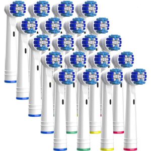 20 opzetborstels voor Oral-B elektrische tandenborstels (draaiend)