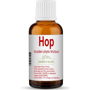 Herbes D'elixir Hop Tinctuur - 100 ml - Ondersteunt de nachtrust - 100% Natuurlijk