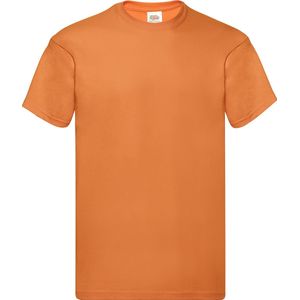 Oranje 2 Pack t-shirt Fruit of the Loom Original maat S