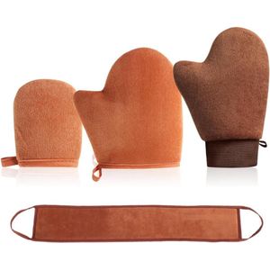 ByShane - Handschoenen voor zelfbruining - Set van 4 stuks - Applicator voor rug - Bruiningshandschoenen - Lichaamshandschoen met zelfbruiner