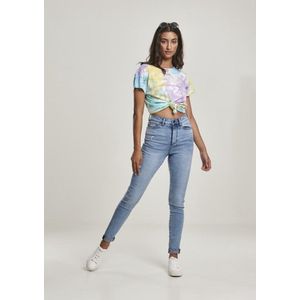 Urban Classics - Tie Dye Boyfriend Dames T-shirt - L - Multicolours