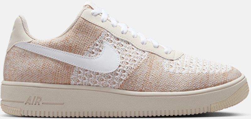 Nike - Air Force 1 Flyknit - Sneakers - Grijs - Flyknit Bovenwerk