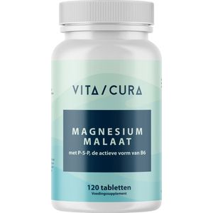 VitaCura® Magnesium Malaat + B6 - 120 tabletten