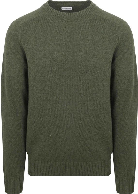 McGregor - Trui - Groen - Lamswol - Heren - Pullovers