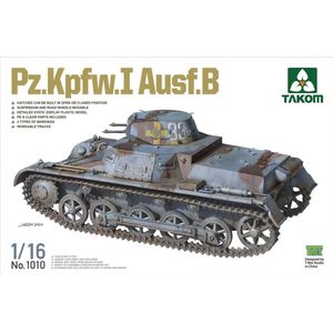 1:16 Takom 1010 Pz.Kpfw.I Ausf.B Plastic Modelbouwpakket