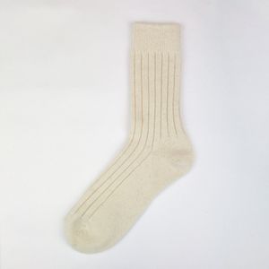 100% biologische wollen sokken voor heren en dames 42-43 wit