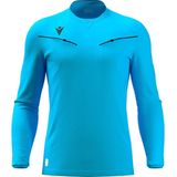 Macron - Ponnet Eco - Scheidsrechtersshirt - Neon Sky - Lange Mouw