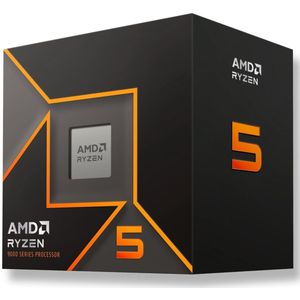 AMD - Ryzen 5 9600 - Processor - Zwart - 3,8 GHz - 6 Kernen